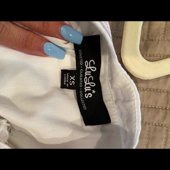 White sundress with pink embroidery - Picture 5 of 5